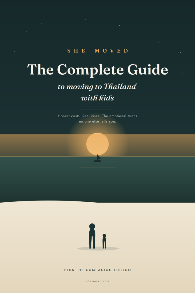 Everything you need to move to Thailand with kids: visa options, real cost-of-living numbers, school comparisons, neighbourhood guides, healthcare, and honest emotional advice — from a parent living it in Phuket.